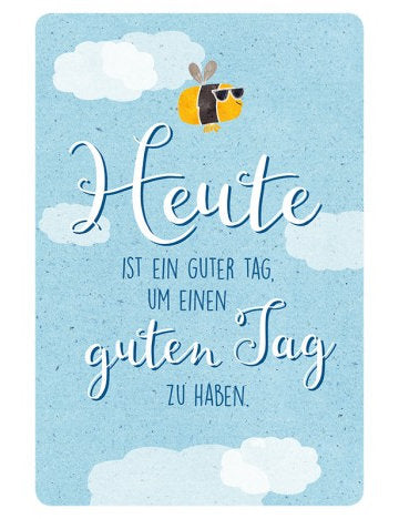 Postkarte Hello Friends hoch