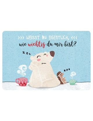 Postkarte Hello Friends quer