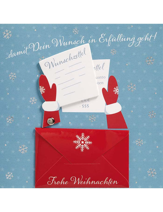 DK Weihnachten Geld Moving Card