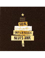 Weihnachten Dt Black+Gold