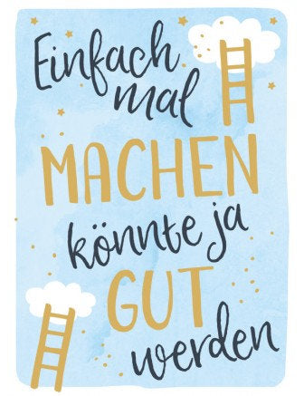 Postkarte Sternenstaub hoch