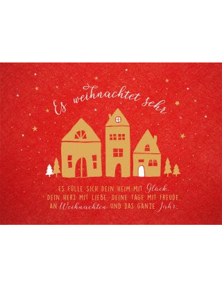 Postkarte Lichtblicke X-mas hoch