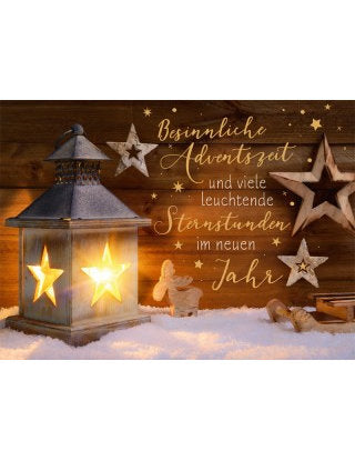 Postkarte Lichtblicke X-mas quer