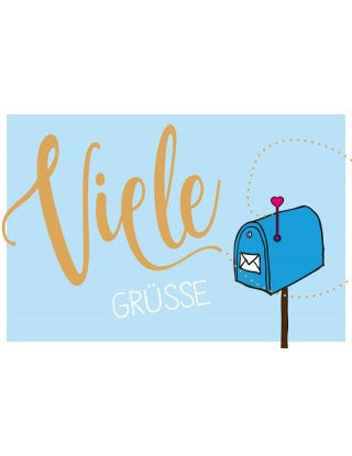 Postkarte Akzente quer