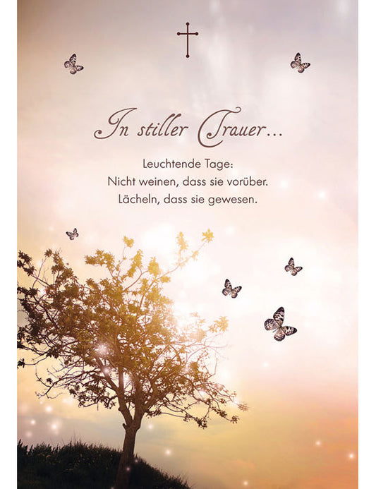 Doppelkarte Basic Trauer