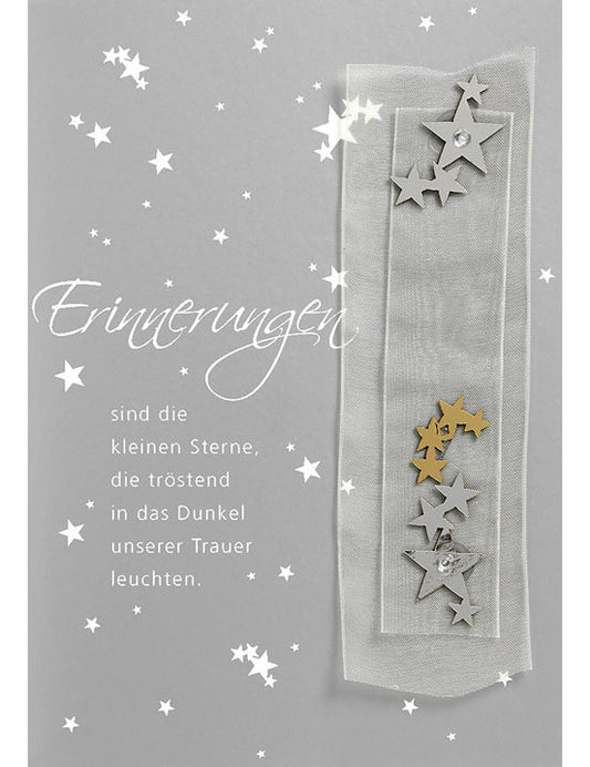 Doppelkarte Lifestyle Trauer