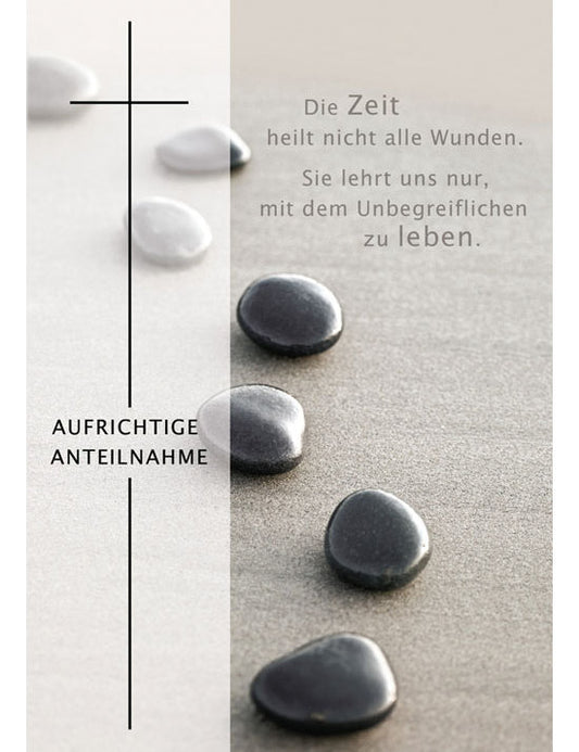 Doppelkarte Basic Trauer