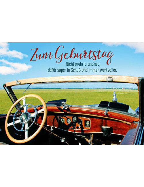 Postkarte. Kultura / Geburtstag / Quer