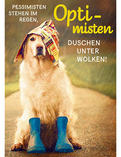 Postkarte. Kultura / Humor / Hoch