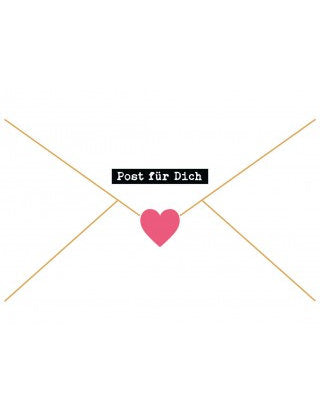 Postkarte Goldrichtig quer