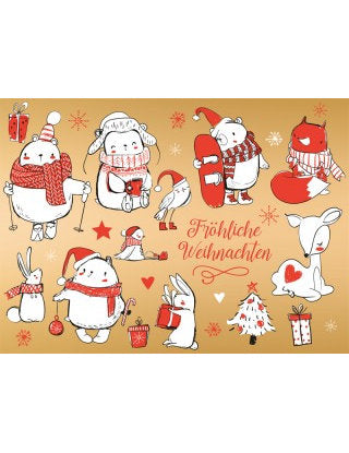 Postkarte Lichtblicke X-mas quer