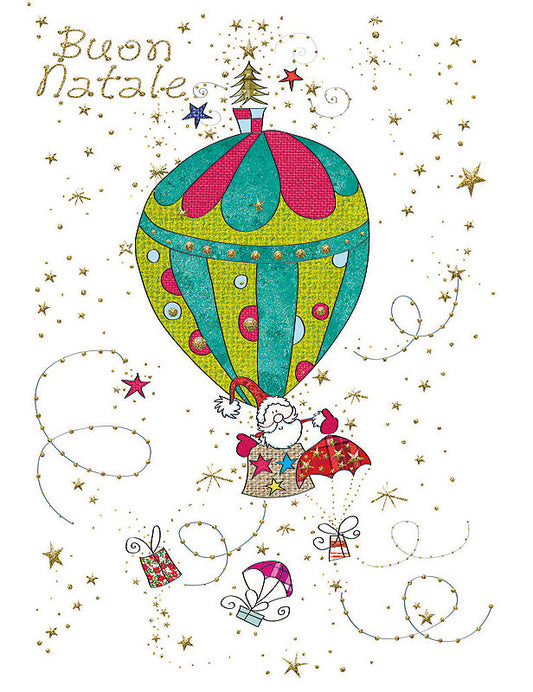 Biglietto Buon Natale C/rilievo E Foil