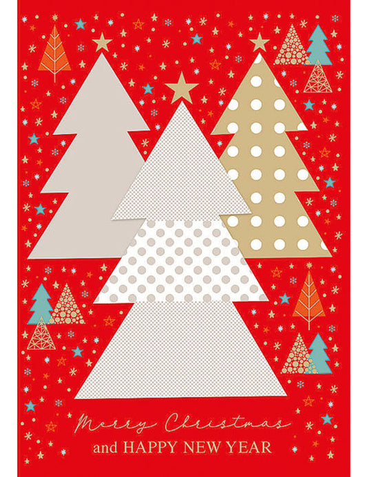 Biglietto Buon Natale C/appl. E Foil