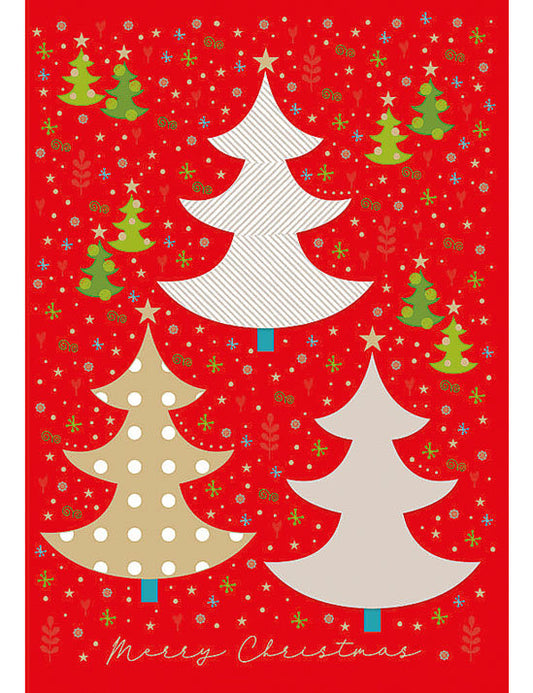Biglietto Buon Natale C/appl. E Foil