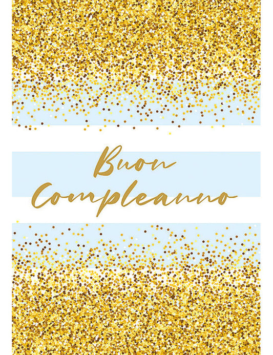 Biglietto Compleanno Auguri C/foil