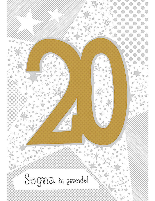 Bigl. Compleanno 20 Anni Special C/appl.