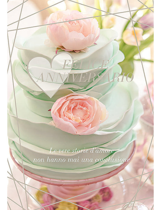 Biglietto Anniversario C/foil