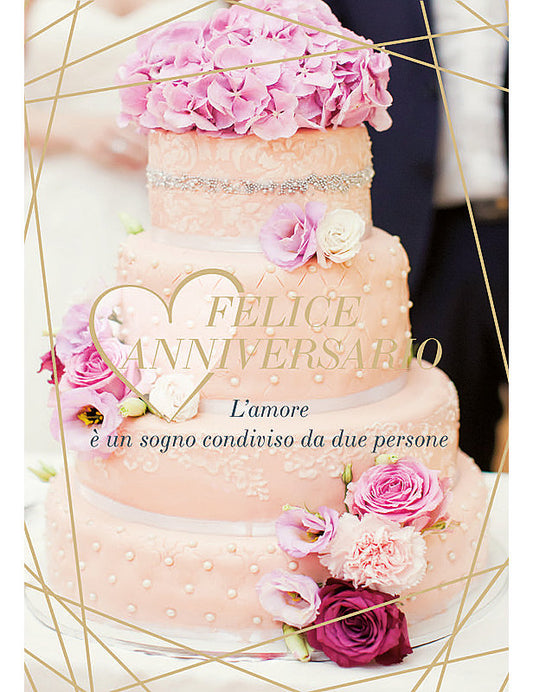 Biglietto Anniversario C/foil