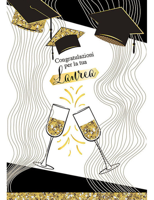 Biglietto Laurea C/foil