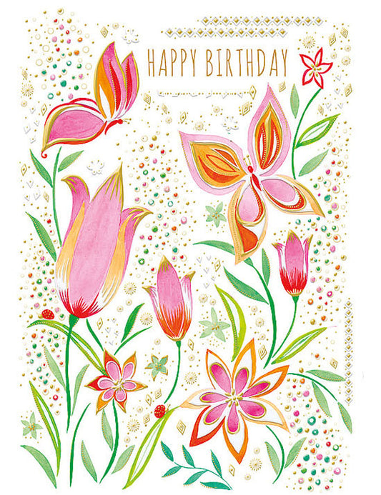 Biglietto Auguri Butterfly C/rilievo E Foil