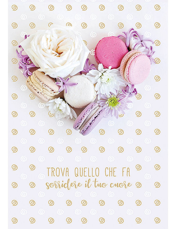Biglietto Buon Compleanno Flower C/foil