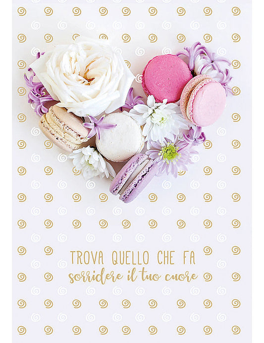 Biglietto Buon Compleanno Flower C/foil