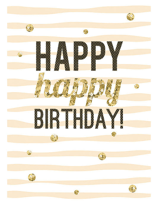 Biglietto Buon Compleanno Design C/foil