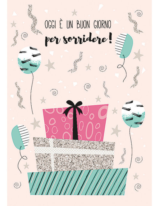 Biglietto Buon Compleanno Design C/foil