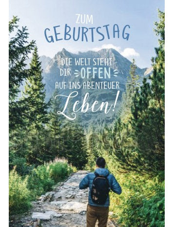 Postkarte Lichtblicke hoch