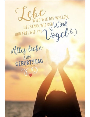 Postkarte Lichtblicke hoch
