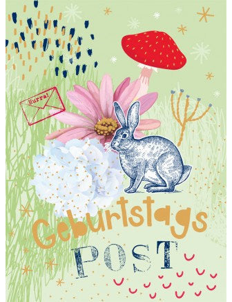 Postkarte Fabelhaft hoch
