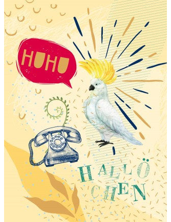 Postkarte Fabelhaft hoch