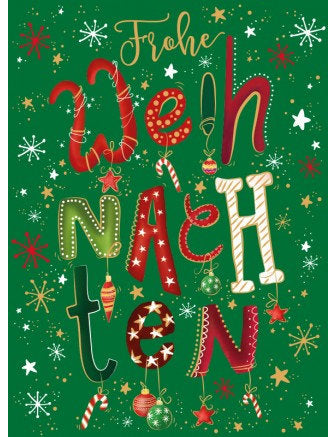 Postkarte Lichtblicke X-mas hoch