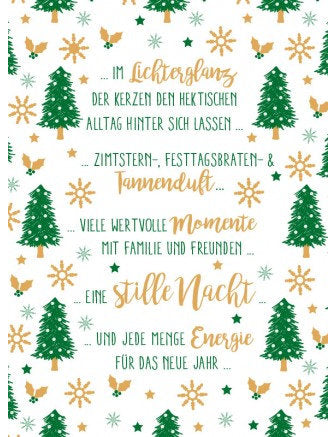 Postkarte Lichtblicke X-mas hoch
