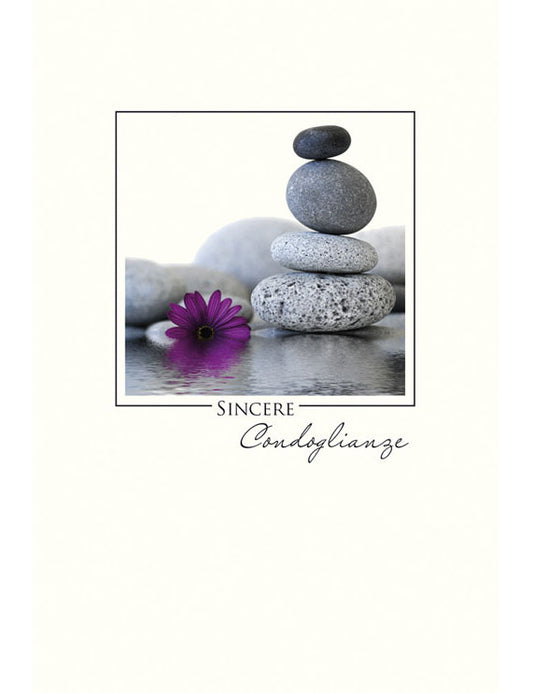 Biglietto Sincere Condoglianze 2-3238
