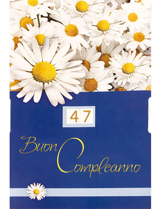 Biglietto Compleanno con numeri girevoli 11-263