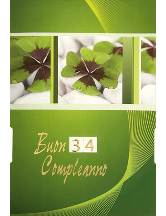Biglietto Compleanno con numeri girevoli 11-268