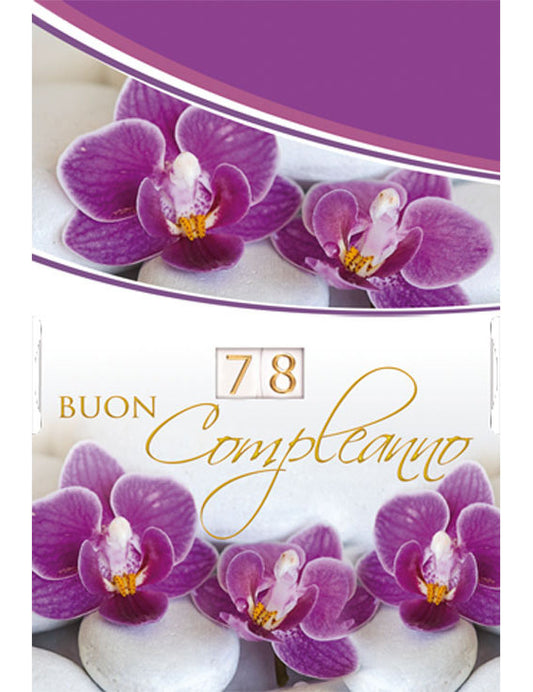Biglietto Compleanno con numeri girevoli 11-271