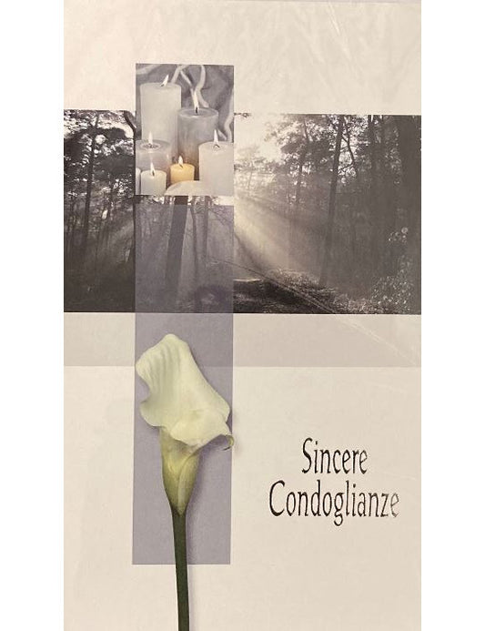 Biglietto Sincere Condoglianze 2-3446