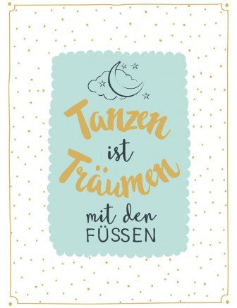 Postkarte Sternenstaub hoch