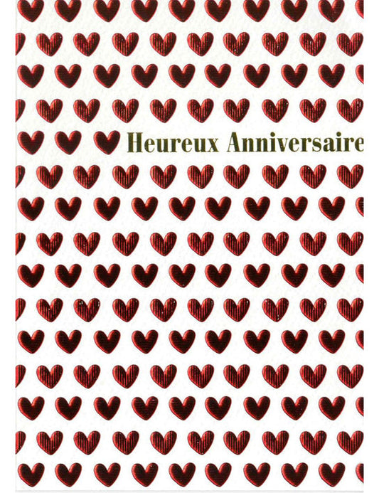 Doppelkarte. Heureux Mariage
