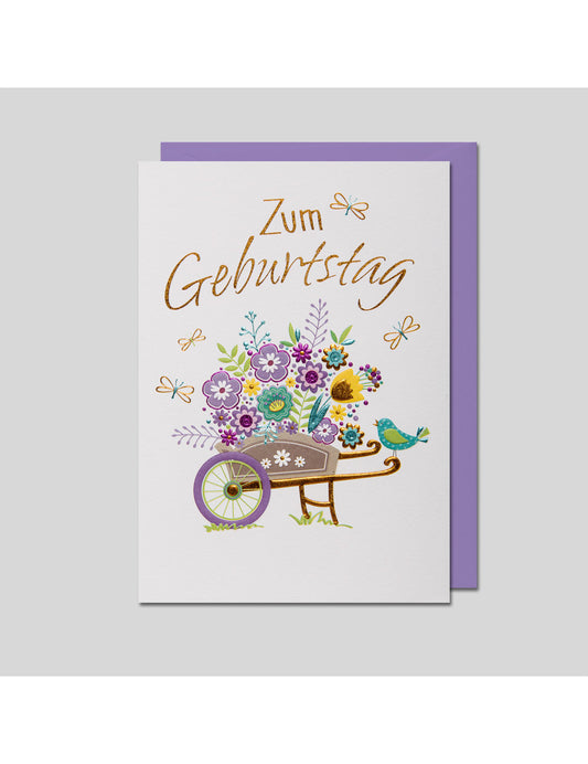 Doppelkarte. Gratulatione by Alessia Geburtstag