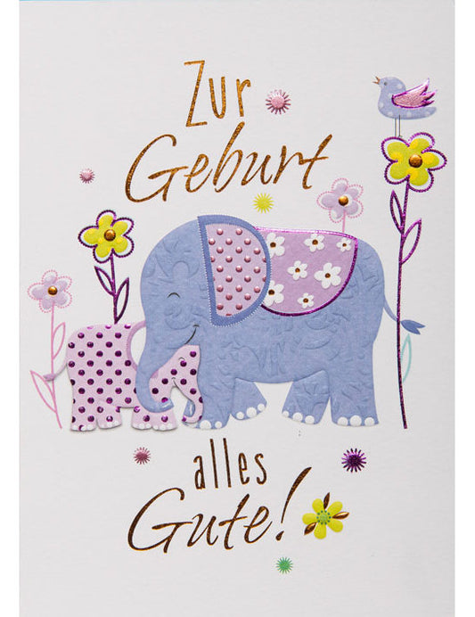 Doppelkarte. Gratulatione by Alessia Nachwuchs