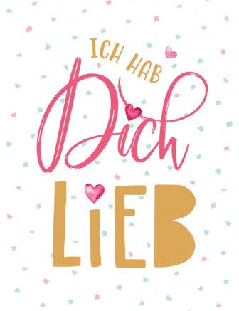Postkarte Goldrichtig hoch