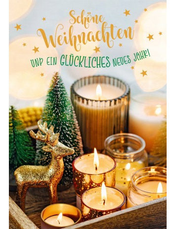 Doppelkarte Lichtblicke X-mas hoch