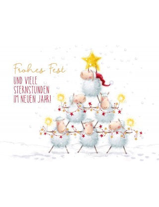 Postkarte Lichtblicke X-mas quer