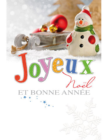 Carte double Noël