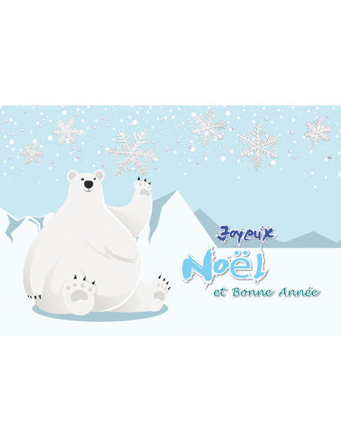 Carte double Noël