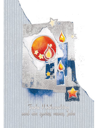 Doppelkarten Multipack. Weihnachten A 1052-2-A6 5 Ex.