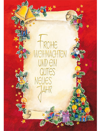 Doppelkarten Multipack. Weihnachten A 1117-1-A6 5 Ex.